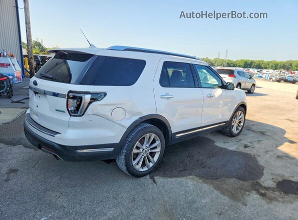 1FM5K7FH8JGC92801 2018 FORD EXPLORER White უკანა მარჯვენა