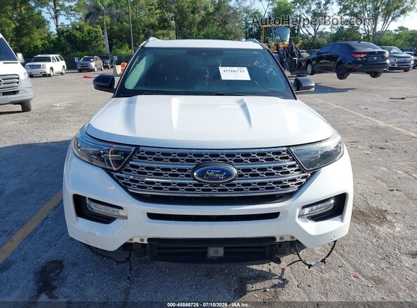 1FM5K7FW6NNA10672 2022 FORD EXPLORER White უკანა სალონის ხედი