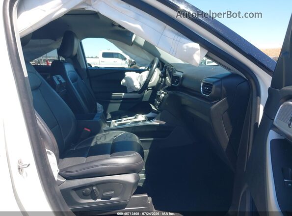 1FM5K7FW7MNA12395 2021 FORD EXPLORER White Սալոնի դիմացի տեսք