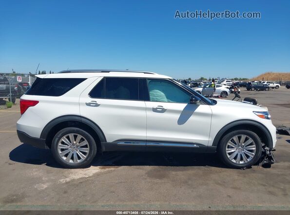 1FM5K7FW7MNA12395 2021 FORD EXPLORER White Սարքավորումների վահանակի տեսք