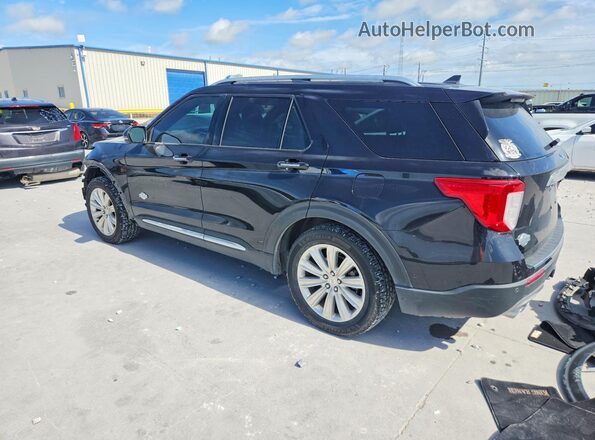 1FM5K7LC9NGA68628 2022 FORD EXPLORER Черный Задняя левая четверть