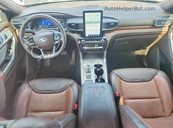 1FM5K7LC9NGA68628 2022 FORD EXPLORER Черный Вид панели приборов