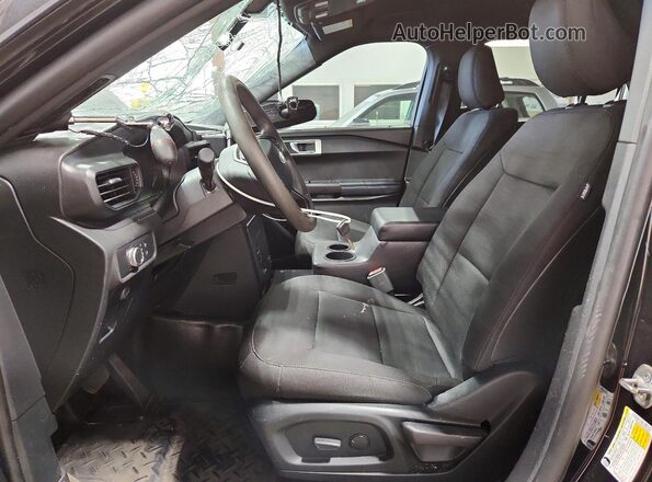1FM5K8AB0LGA64061 2020 FORD EXPLORER Black Front interior view