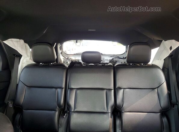 1FM5K8AB0LGA82933 2020 FORD EXPLORER White Вид задніх сидінь