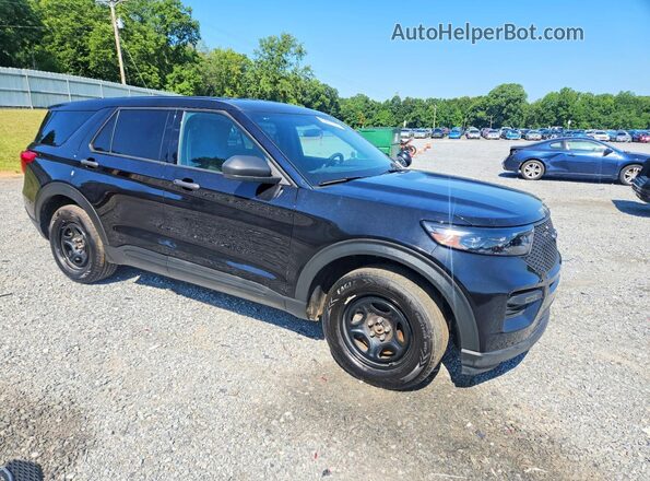 1FM5K8AB0PGB84593 2023 FORD EXPLORER Черный Передняя правая четверть