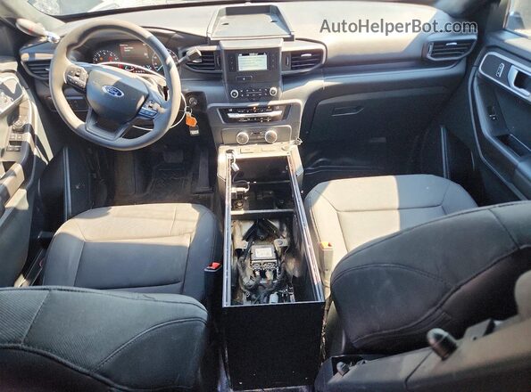 1FM5K8AB0PGB84593 2023 FORD EXPLORER Черный Вид панели приборов