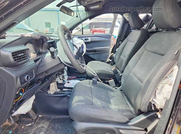 1FM5K8AB0RGA26953 2024 FORD EXPLORER Black Widok wnętrza z przodu