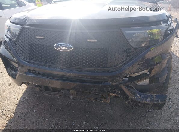 1FM5K8AB1NGA43710 2022 FORD POLICE INTERCEPTOR Black Vista frontal
