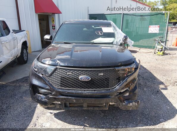 1FM5K8AB1NGA43710 2022 FORD POLICE INTERCEPTOR Black Vista interior trasera