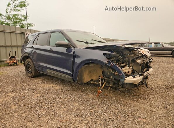1FM5K8AB1RGA25083 2024 FORD EXPLORER Blue Delantero derecho
