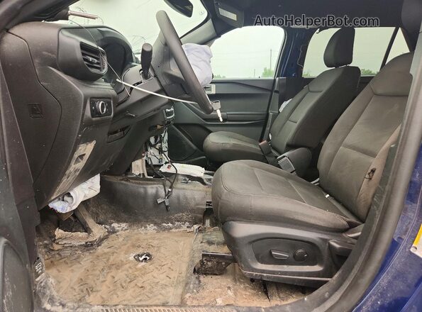 1FM5K8AB1RGA25083 2024 FORD EXPLORER Blue Vista interior delantera