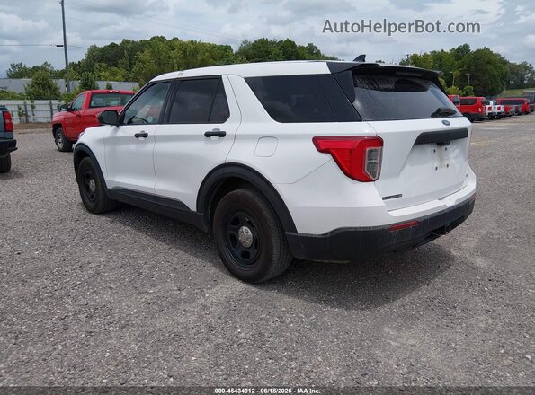 1FM5K8AB2LGC68408 2020 FORD POLICE INTERCEPTOR White Հետևի ձախ