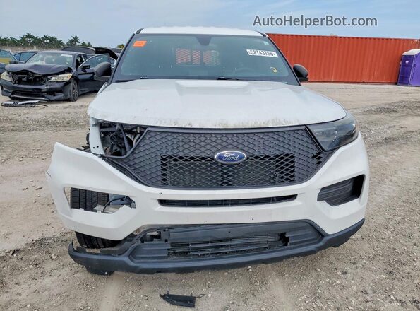 1FM5K8AB2LGD00175 2020 FORD EXPLORER White Вид спереду
