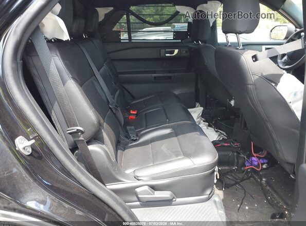 1FM5K8AB2PGB98107 2023 FORD POLICE INTERCEPTOR Black Widok naklejki z numerem VIN