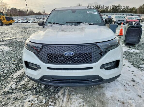 1FM5K8AB3MGC46984 2021 FORD EXPLORER White Widok z przodu