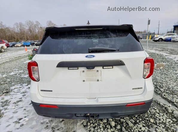1FM5K8AB3MGC46984 2021 FORD EXPLORER White Widok z tyłu