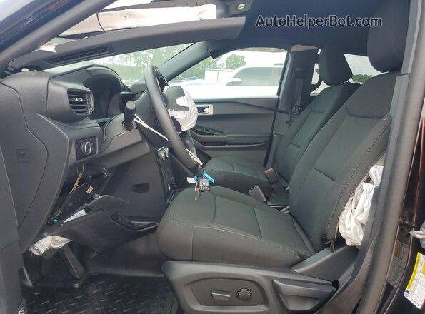 1FM5K8AB3SGA70340 2025 FORD EXPLORER Black Вид салону спереду