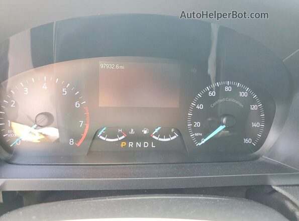 1FM5K8AB5LGD18721 2020 FORD EXPLORER White Widok zestawu wskaźników