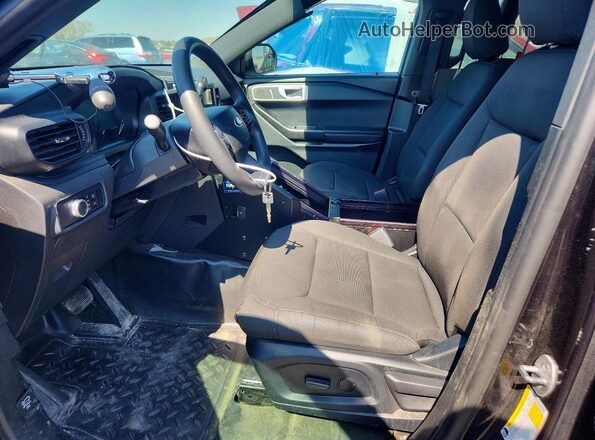 1FM5K8AB5MGA07355 2021 FORD EXPLORER Black Вид салону спереду