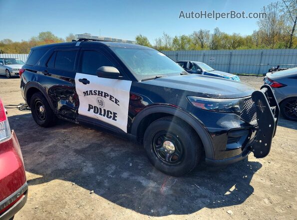 1FM5K8AB5MGA07355 2021 FORD EXPLORER Black Передня права чверть