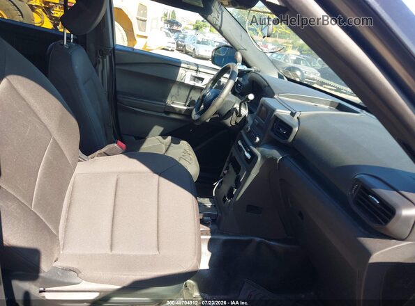 1FM5K8AB5MGA33924 2021 FORD POLICE INTERCEPTOR Gray Вид салону спереду