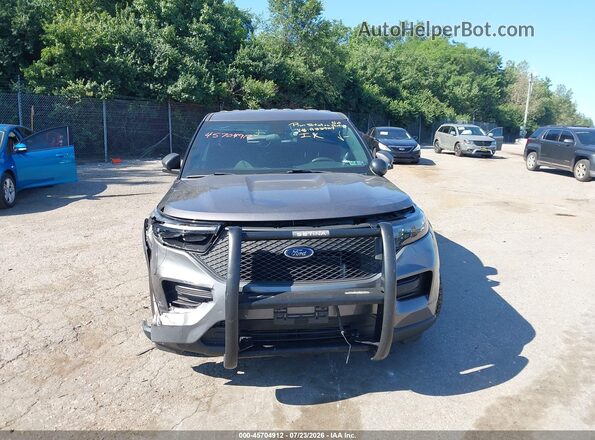 1FM5K8AB5MGA33924 2021 FORD POLICE INTERCEPTOR Gray Вид щитка приладів