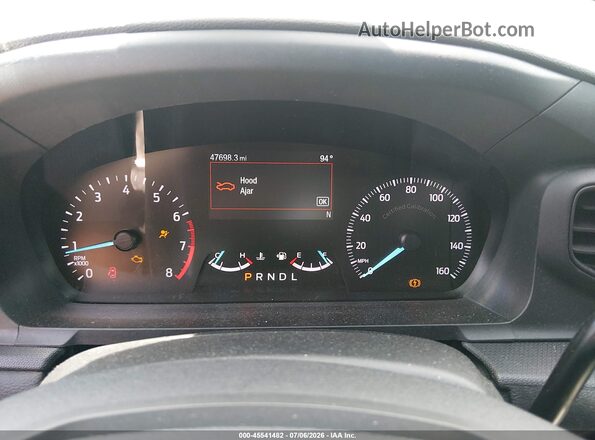 1FM5K8AB5NGA40518 2022 FORD POLICE INTERCEPTOR White Հետևի նստատեղերի տեսք