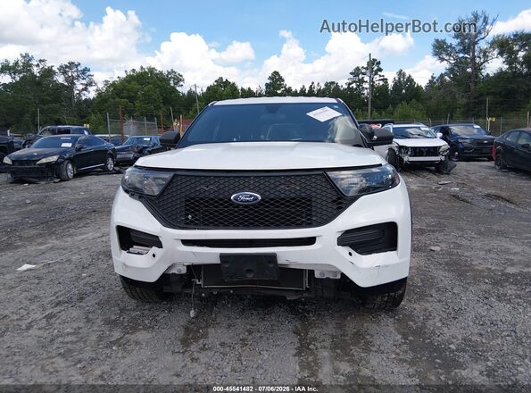 1FM5K8AB5NGA40518 2022 FORD POLICE INTERCEPTOR White Սարքավորումների վահանակի տեսք