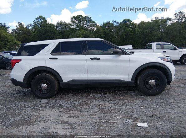 1FM5K8AB5NGA40518 2022 FORD POLICE INTERCEPTOR White Սալոնի հետևի տեսք