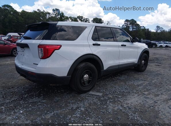 1FM5K8AB5NGA40518 2022 FORD POLICE INTERCEPTOR White Հետևի աջ