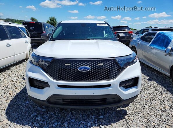 1FM5K8AB5NGC23949 2022 FORD EXPLORER White Դիմացի տեսք
