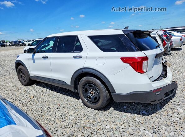 1FM5K8AB5NGC23949 2022 FORD EXPLORER White Հետևի ձախ