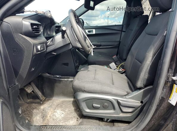 1FM5K8AB6LGA71435 2020 FORD EXPLORER Black წინა სალონის ხედი