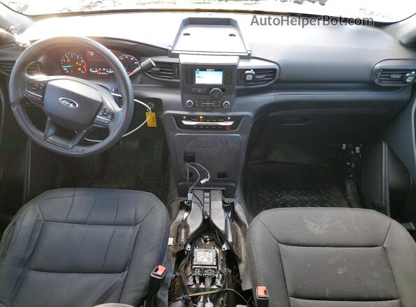 1FM5K8AB6LGD01250 2020 FORD EXPLORER Black Dashboard view