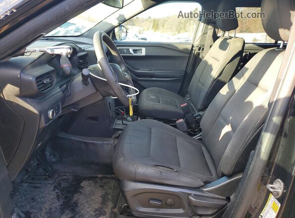 1FM5K8AB6LGD01250 2020 FORD EXPLORER Black Front interior view