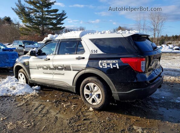 1FM5K8AB6LGD01250 2020 FORD EXPLORER Black Rear left