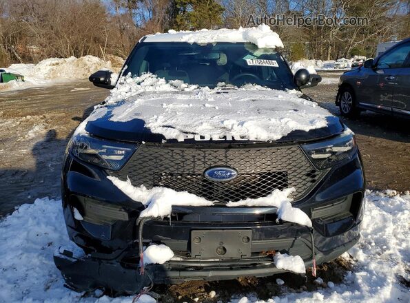 1FM5K8AB6LGD01250 2020 FORD EXPLORER Black Front view