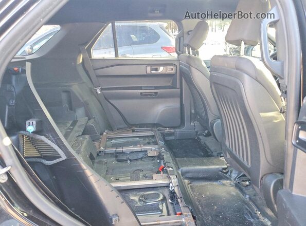 1FM5K8AB6LGD01250 2020 FORD EXPLORER Black Rear interior view