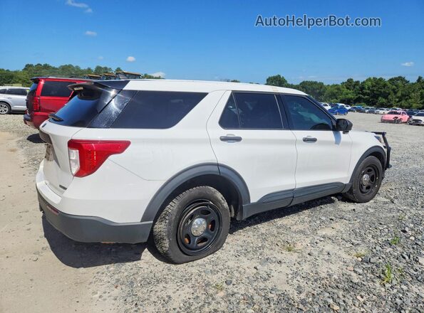 1FM5K8AB6MGA19384 2021 FORD EXPLORER White Tył prawy
