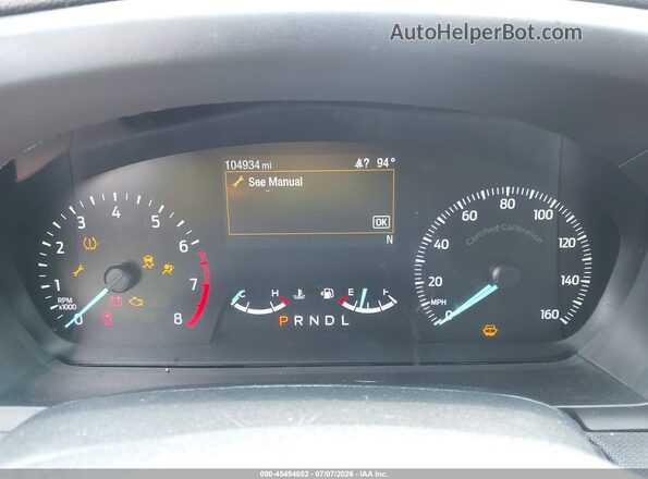 1FM5K8AB7LGC36165 2020 FORD POLICE INTERCEPTOR Белый Вид задних сидений