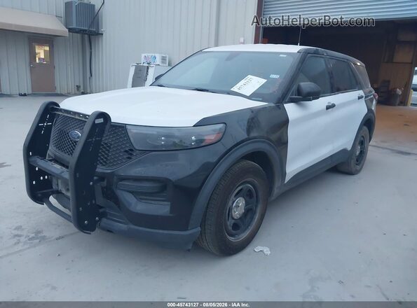 1FM5K8AB7MGA24741 2021 FORD POLICE INTERCEPTOR Черный Передняя левая четверть