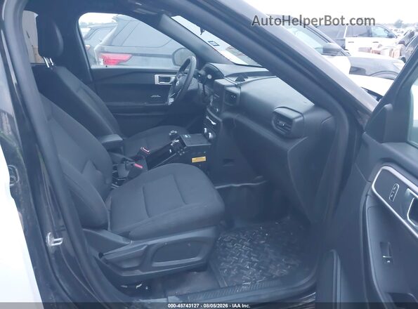1FM5K8AB7MGA24741 2021 FORD POLICE INTERCEPTOR Черный Вид салона спереди
