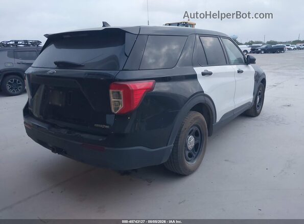 1FM5K8AB7MGA24741 2021 FORD POLICE INTERCEPTOR Черный Задняя правая четверть