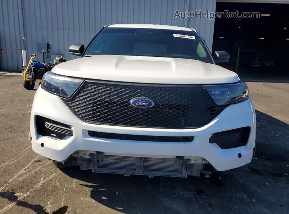 1FM5K8AB7MGA64284 2021 FORD EXPLORER Белый Вид спереди