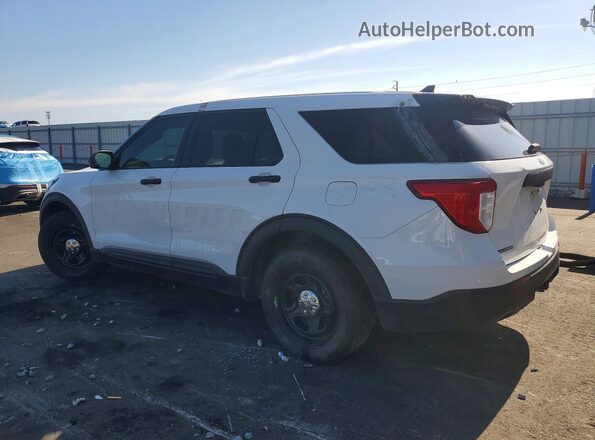 1FM5K8AB7MGA64284 2021 FORD EXPLORER Белый Задняя левая четверть