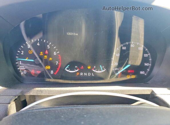 1FM5K8AB7MGA64284 2021 FORD EXPLORER Белый Вид щитка приборов