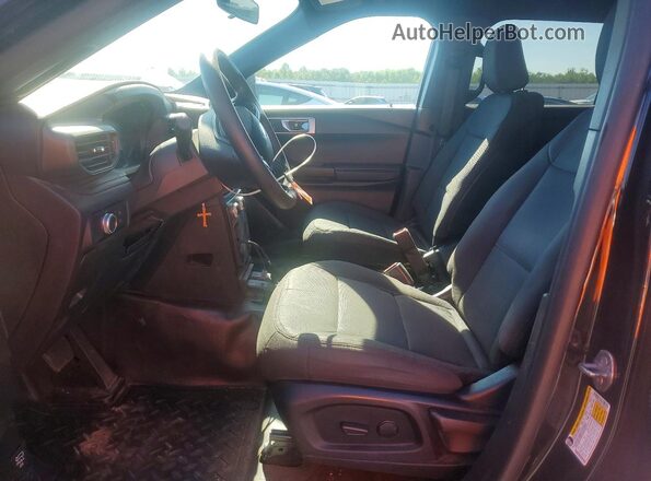 1FM5K8AB8LGC62807 2020 FORD EXPLORER Black Вид салону спереду
