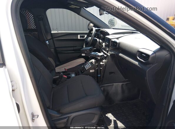1FM5K8AB8LGC70325 2020 FORD POLICE INTERCEPTOR White წინა სალონის ხედი