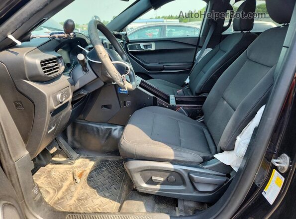 1FM5K8AB8LGD07776 2020 FORD EXPLORER Black Widok wnętrza z przodu