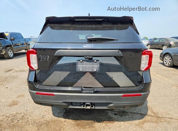1FM5K8AB8LGD07776 2020 FORD EXPLORER Black Widok z tyłu